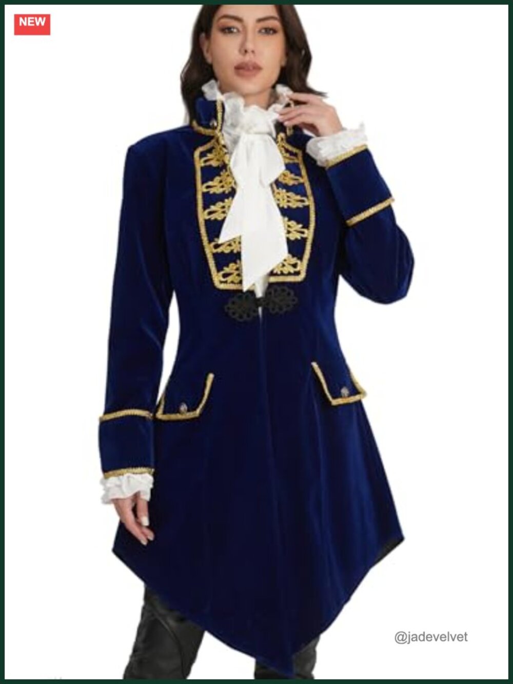Victorian Gothic Velvet Tailcoat Masquerade Costume Jacket Women
